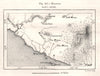 Malacca gold and tin mines. Malaysia. Sketch map 1885 antique chart
