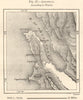 Argostoli according to Wiebel. Kefalonia. Greece sketch map 1885 old