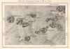 Subsidiary Cones of Mount Etna. Italy. Sketch map 1885 old antique chart