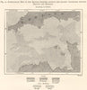 English Channel lithological. Ancient France-England connection. Sketch map 1885