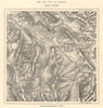 Col de Larche Maddalena Pass Argentera Alpes-de-Haute-Provence. Sketch map 1885