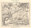 La Rochelle plan. Proposed Docks. Charente-Maritime. Sketch map 1885 old