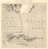 Peninsula of Giens. Var. Hyères. Sketch map 1886 old antique plan chart
