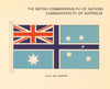 AUSTRALIA FLAGS. Commonwealth of Australia. Civil Air Ensign 1955 old print