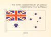 AUSTRALIA FLAGS. Commonwealth of Australia. Ensign 1968 old vintage print