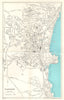 PAIGNTON vintage town/city plan. Devon. Roundham Head. WARD LOCK 1963 old map