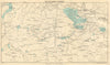 KILLARNEY LAKES & district. Macgillycuddy's River. Ireland. WARD LOCK c1948 map
