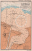 Ouistreham sea coast chart. D-Day planning map. Sword beach. ADMIRALTY 1943