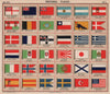 NATIONAL MARITIME FLAGS Warships Merchant Ships Europe China Japan Russia 1911