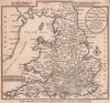 A New and General view of the Direct Roads of England & Wales. PATERSON 1803 map