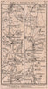 Bagshot-Aldershot-Farnham-Alton-Old Alresford road strip map PATERSON 1803