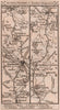 Alresford - Winchester - Romsey - Ringwood road strip map PATERSON 1803
