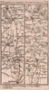 Shaftesbury-Sherborn-Yeovil-Crewkerne road strip map PATERSON 1803 old