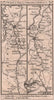 St. Dennis-Truro-Falmouth-Helston-Mount's Bay road strip map PATERSON 1803