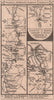Farringdon-Fareham-Gosport-Portsmouth. Andover road strip map PATERSON 1803
