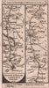 Exeter-Chudleigh-Ashburton-Brent-Ivybridge road strip map PATERSON 1803