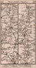 Oxford-Witney-Burford-Northleach-Frogmill road strip map PATERSON 1803 old