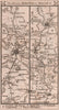 Cheltenham - Gloucester - Coleford - Monmouth road strip map PATERSON 1803