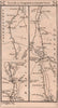 Penbont - Trecastle - Llangadog - Llandeilo road strip map PATERSON 1803