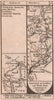 New Radnor. Worcester - Martley - Shelsley road strip map PATERSON 1803