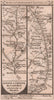 Meriden-Sutton Coldfield-Cannock-Penkridge road strip map PATERSON 1803