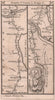 Abergele-Conwy-Bangor-Beaumaris-Pentraeth road strip map PATERSON 1803 old
