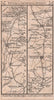 Kettering - Rockingham - Uppingham - Oakham road strip map PATERSON 1803