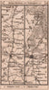Melton Mowbray-Broughton-Nottingham-Papplewick road strip map PATERSON 1803