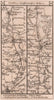 Leicester-Loughborough-Kegworth-Derby-Mackworth road strip map PATERSON 1803