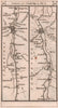 Cambridge - Ely road strip map PATERSON 1803 old antique plan chart