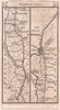 Littleport - Downham Market - King's Lynn road strip map PATERSON 1803 old