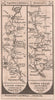 Chelmsford-Danbury-Maldon. Brentwood-Billericay road strip map PATERSON 1803