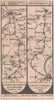 Loughborough-Nottingham. Hull-Patrington road strip map PATERSON 1803 old