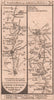 Bowes-Barnard Castle-Bishop Auckland-Durham road strip map PATERSON 1803