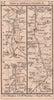 Thame-Aylesbury-Ivinghoe-Dunstable-Luton road strip map PATERSON 1803 old