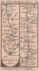 Maidstone-Wrotham-Sevenoaks-Godstone-Meestham road strip map PATERSON 1803