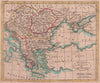 Turkey in Europe Hungary. Balkans. PAYNE 1798 old antique map plan chart