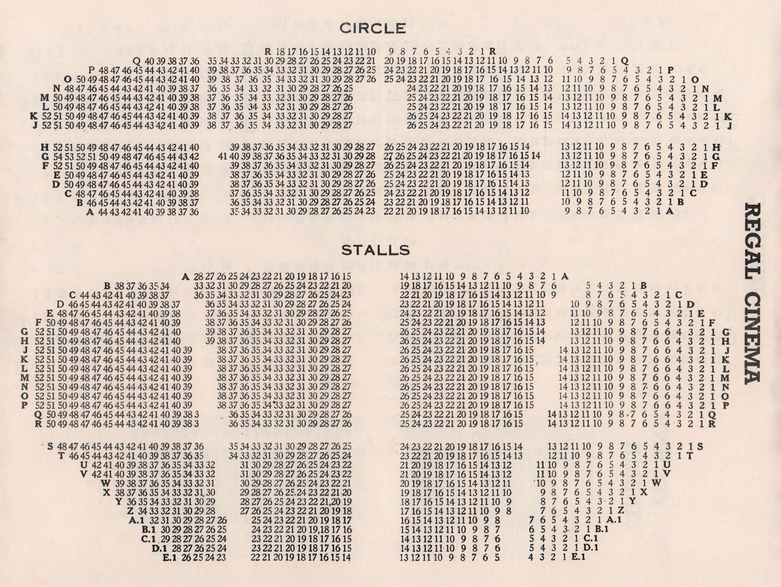 Cinema Evesham Regal Cinema House Seats Regal Theatre, The 85-year