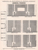 ARSENAL HIGHBURY STADIUM vintage seating plan blocks U V W X Y Z. London 1937