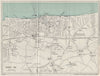 HERNE BAY vintage tourist town city resort plan. Kent. WARD LOCK 1937 old map
