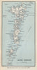 OUTER HEBRIDES North Uist South Uist Barra Benbecula Scotland WARD LOCK 1934 map