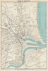ABERDEEN vintage tourist town city plan. Scotland. WARD LOCK 1934 old map