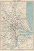 ABERDEEN vintage tourist town city plan. Scotland. WARD LOCK 1940 old map