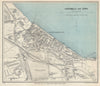 PORTOBELLO & JOPPA vintage tourist town city plan. Scotland. WARD LOCK 1937 map