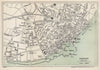 RAMSGATE vintage tourist town city resort plan. Kent. WARD LOCK 1919 old map