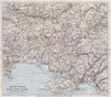 SOUTH WALES Cardigan Swansea Neath Carmarthen Llanelli Tenby. WARD LOCK 1936 map