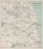 THE NORFOLK BROADS. Great Yarmouth Lowestoft Beccles Norwich. WARD LOCK 1931 map