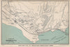BARMOUTH vintage town/city plan. Wales. WARD LOCK 1920 old antique map chart