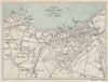 COLWYN BAY vintage town/city plan. Wales. WARD LOCK 1929 old vintage map chart