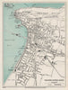 WESTON-SUPER-MARE vintage tourist town city plan. Somerset. WARD LOCK 1925 map